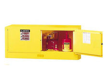 Load image into Gallery viewer, Sure-Grip® EX 12-gal.capacity Piggyback Flammable Safety Cabinet w/ 2 Self-Close - Yellow