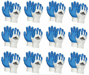 MCR- Flex-Tuff® Latex-Dipped Work Gloves - Premium Latex-Dipped & Textured Gloves - 12Pr/Pk
