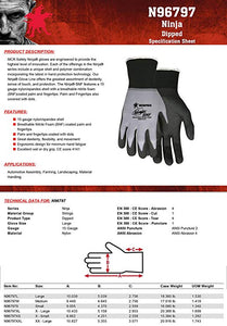 MCR-Memphis Ninja®N96797 BNF Gloves with Dots - 12/PK (1587644923939)