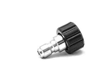 Load image into Gallery viewer, MTM Hydro 14mm Twist Seal Coupler X 3/8&quot; Stainless QC Plug