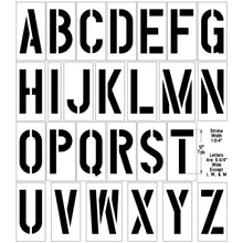 Load image into Gallery viewer, NewStripe Alphabet Stencil Kit (A-Z)