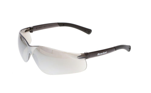 MCR BearKat Safety Glasses Silver Mirror Scratch Resistant Lens