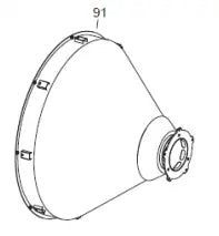 Load image into Gallery viewer, Internal Cone Replacement Part for Fire 155 Heater
