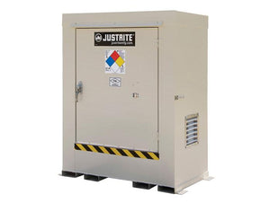 Justrite 2-Drum, Explosion Relief Panels, Non-Combustible Outdoor Safety Locker - 911021