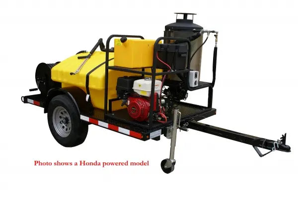Cam Spray UV4050V-HOT-P00939 Trailer Mounted Diesel Fired Gas Powered 5 GPM, 4000 PSI Hot Water Pressure Washer