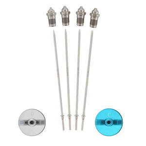 Apollo Needle, Nozzle & Air Cap Sets - (1.5mm, 1.8mm, 2.0mm, 2.5mm) & (C, D)