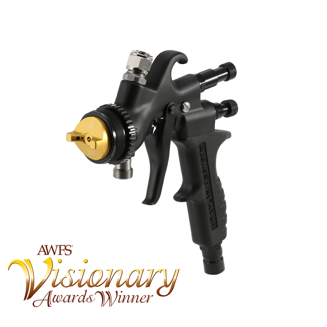 Apollo A7700T-08-BHS Turbine AtomiZer Black Edition – Production Spray Gun (0.8mm) 