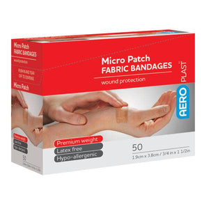 Aero Healthcare AFP503 AEROPLAST™ Fabric Small Patch Bandages 50/box