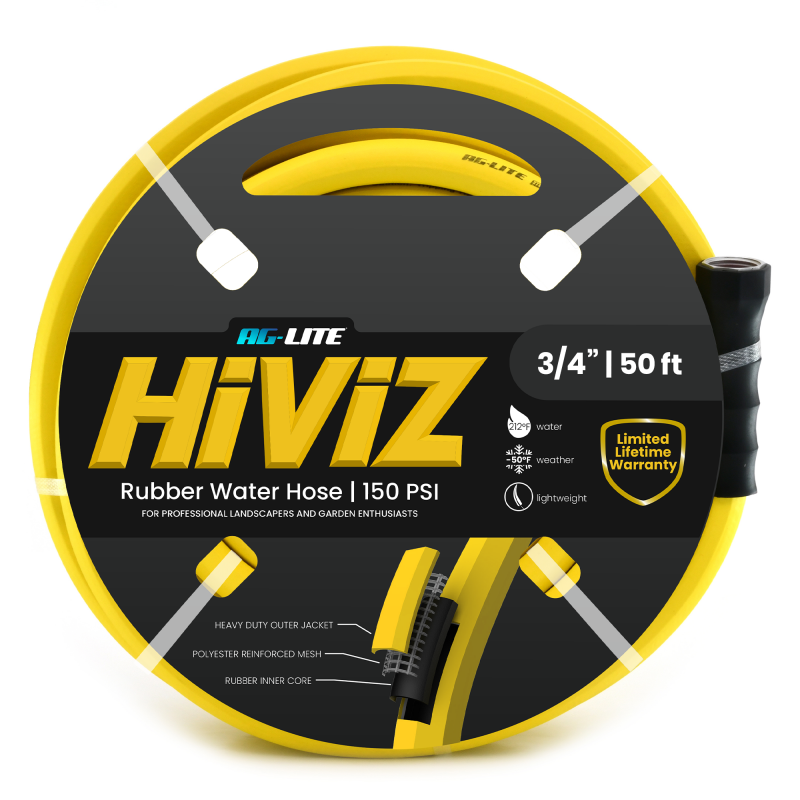 Ag-Lite HiViZ Rubber Water Hose 3/4