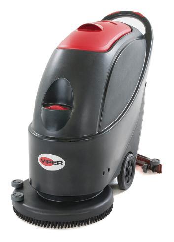 Viper AS430C: 17", 13-gallon, cord-electric, brush, 29" squeegee assembly, & 65' cord, Scrubber