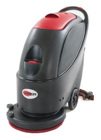 Viper AS430C: 17", 13-gallon, cord-electric, brush, 29" squeegee assembly, & 65' cord, Scrubber