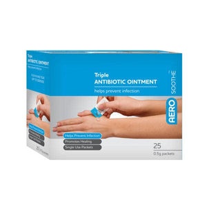 Aero Healthcare ASTA25US AEROSOOTHE Triple Antibiotic Packet 0.5g 25/box