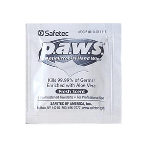 Aero Healthcare AW8200 PAWS Antimicrobial Hand Wipe 5in x 8in