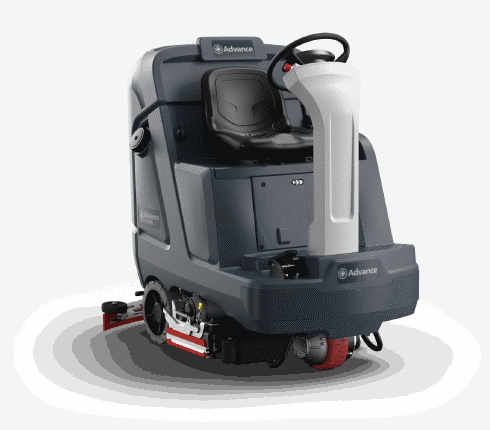 Advance SC5000™ 34D Ecoflex™ Six 310 Ah wet batteries, onboard charger, MidLite Grit™ brushes, and EcoFlex™, Scrubber
