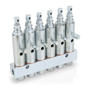 Graco GL-1™ Grease Injectors - 6 Injectors and Manifold