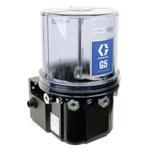 Load image into Gallery viewer, Graco G5™ Standard Pump Assembly, 24 VDC, 4 Liter,  External Low Level, Pressure Relief Valves, Return To Reservoir, Standard Oriented 5-Pin CPC