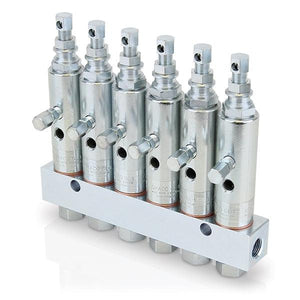 Graco GL-1™ Grease Injectors - 6 Injectors and Manifold