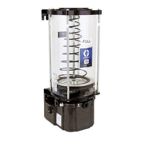 Graco G3™ Standard Grease Lubrication Pump, 24 VDC, 8 Liter One-Piece Reservoir, Follower Plate, External Low Level, DIN