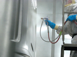 AirPro Air Spray Pressure Feed Gun, HVLP, 0.040 inch (1.0 mm) Nozzle, for Automotive Applications