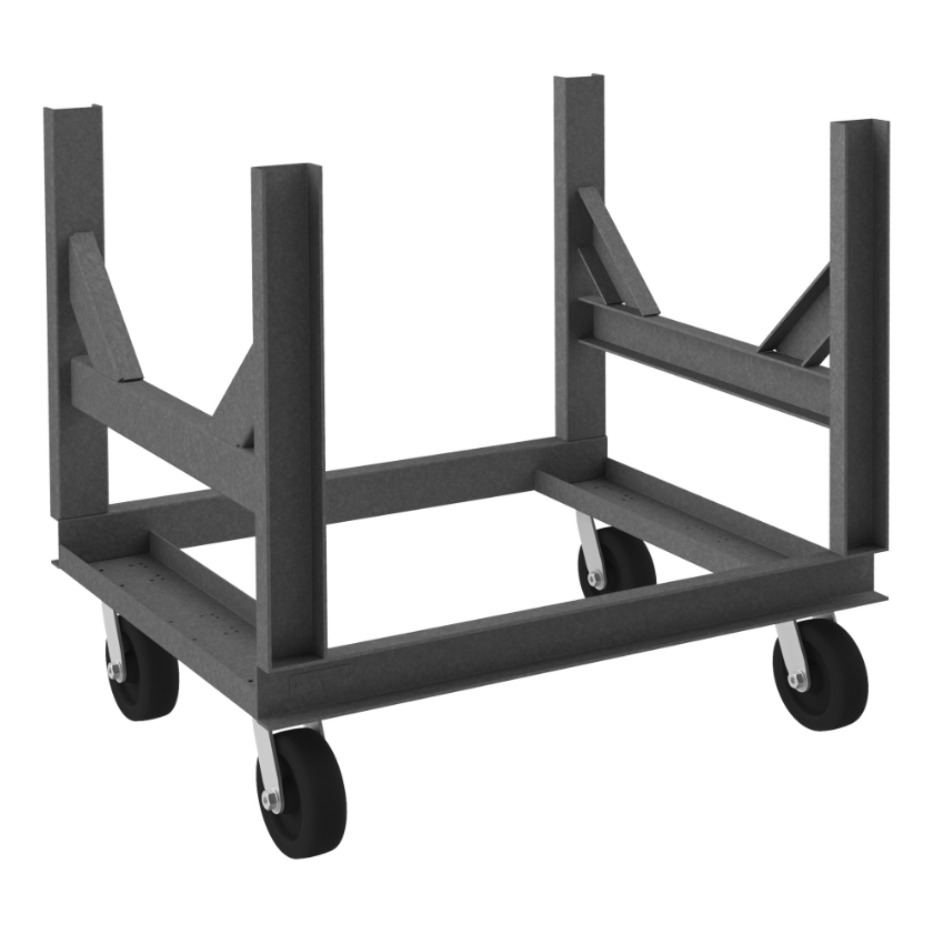 Durham BCTE-2836-4K-95 Bar Cradle Truck, 2 Cradles, 28 X 36 X 34-1/2