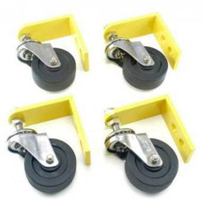 BE 3.016 Whirl-A-Way Surface Cleaner Caster & Bracket Set Wheel Kit for 20" & 24" Whirl-A-Ways