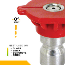 Load image into Gallery viewer, BE Quick Connect Pressure Washer Nozzle Set 4.0 Orifice 0°, 15°, 40° &amp; Soaper 85.210.040BEP - image 5