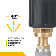 Load image into Gallery viewer, BE Rotary Turbo Pressure Washer Nozzle 4.0 Orifice 5000 PSI Ceramic 85.210.140 - image 4