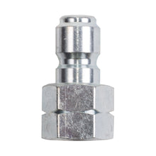 Load image into Gallery viewer, BE 3/8" Quick Connect Plug, 3/8" FNPT, Coated Steel, 5,000 PSI - 85.300.104