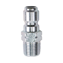 Load image into Gallery viewer, BE 3/8" Quick Connect Plug, 3/8" MNPT, Steel, Boxed - 85.300.105BEP