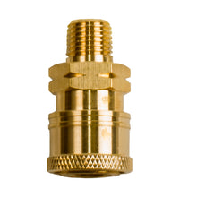 Load image into Gallery viewer, BE 1/4" Quick Connect Coupler, 1/4" MNPT, Brass, 4,000 PSI - 85.300.107