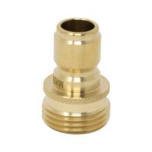 Load image into Gallery viewer, BE Brass Garden Hose Plug 3/4" MGHT x 1/2" Quick-Connect Plug - 85.300.137