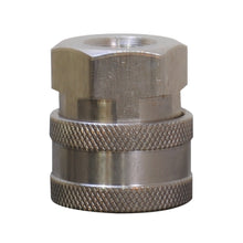 Load image into Gallery viewer, BE 1/2" Quick Connect Coupler x 3/8" FNPT, Stainless Steel 85.300.155S