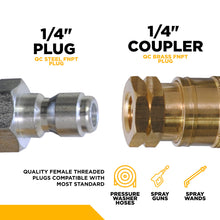 Load image into Gallery viewer, BE Quick Connect Fitting Kit, 1/4" &amp; 3/8" Plugs and Couplers, QC x FNPT - 85.400.207 - image 4