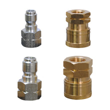 Load image into Gallery viewer, BE Quick Connect Fitting Kit, 1/4" &amp; 3/8" Plugs and Couplers, QC x MNPT - 85.400.210