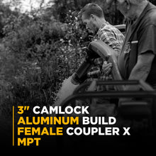 Load image into Gallery viewer, BE 3" Type C Aluminum Camlock Coupler, Male Barb - 90.392.300 - image 3