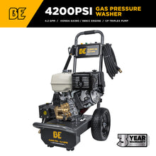 Load image into Gallery viewer, BE 4200 PSI 4.2 GPM Cold Water Gas Pressure Washer, Honda GX390, CP Triplex Pump - B4213HA - image 2