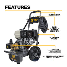 Load image into Gallery viewer, BE 4200 PSI 4.2 GPM Cold Water Gas Pressure Washer, Honda GX390, CP Triplex Pump - B4213HA - image 3
