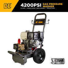 Load image into Gallery viewer, BE 4,200 PSI 4.0 GPM Cold Water Gas Pressure Washer Honda GX390 Comet Triplex Pump - B4213HC - image 2