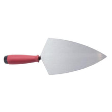 Load image into Gallery viewer, Marshalltown BTSG10 10" x 5" Philadelphia Style Brick Trowel with Red Soft Grip Handle