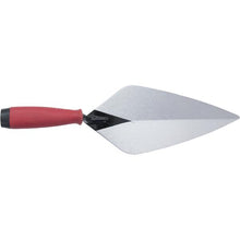 Load image into Gallery viewer, Marshalltown BTSG1155 11" x 5 1/2" Wide London Style Brick Trowel with Red Soft Grip Handle PALLETIZED