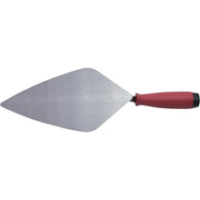 Load image into Gallery viewer, Marshalltown BTSG1155 11" x 5 1/2" Wide London Style Brick Trowel with Red Soft Grip Handle PALLETIZED