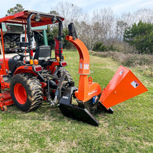 Load image into Gallery viewer, MechMaxx 3 Point PTO Wood Chipper Attachment For Tractors Up To 45HP (PTO Shaft Included), BX42S