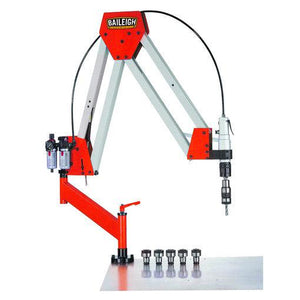 Baileigh Industrial - Double Arm Articulated Air Powered Tapping Machine, 1/8