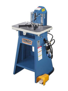 Baileigh Industrial - 11 Gauge Mild Steel Air Operated, Fixed Angle Sheet Metal Notcher, 5" Blade Length