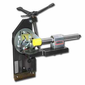 Baileigh Industrial - Vice Mounted Hole Saw Tube and Pipe Notcher, 2.5" OD Max Vice Opening, For use with Hand Held Drill