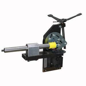 Baileigh Industrial - Vice Mounted Hole Saw Tube and Pipe Notcher, 2.5" OD Max Vice Opening, For use with Hand Held Drill