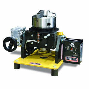 Baileigh Industrial - Benchtop Welding Positioner, 8" 3-jaw chuck with 2-3/8" Through Hole