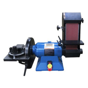 Baileigh Industrial - 110V Industrial Bench Top Disc and Belt Sander, 9