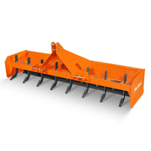 Load image into Gallery viewer, MechMaxx 96" Box Blade Scraper with 8 Shanks 3 Point Hitch Tractor Attachment, BB96