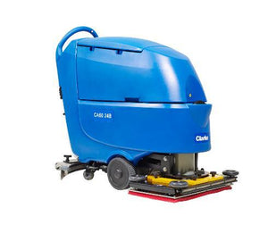 Clarke 56385415 CA60 20DT disc traction Compact Floor Scrubber 140 (AGM) batteries, onboard charger, pad holder